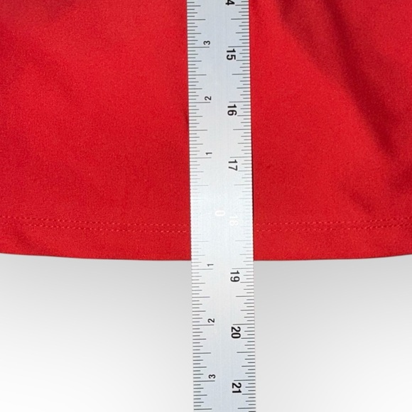 WEAR by Erin Andrews Red Kansas City Chiefs Stripe Skort XXL - Picture 11 of 12